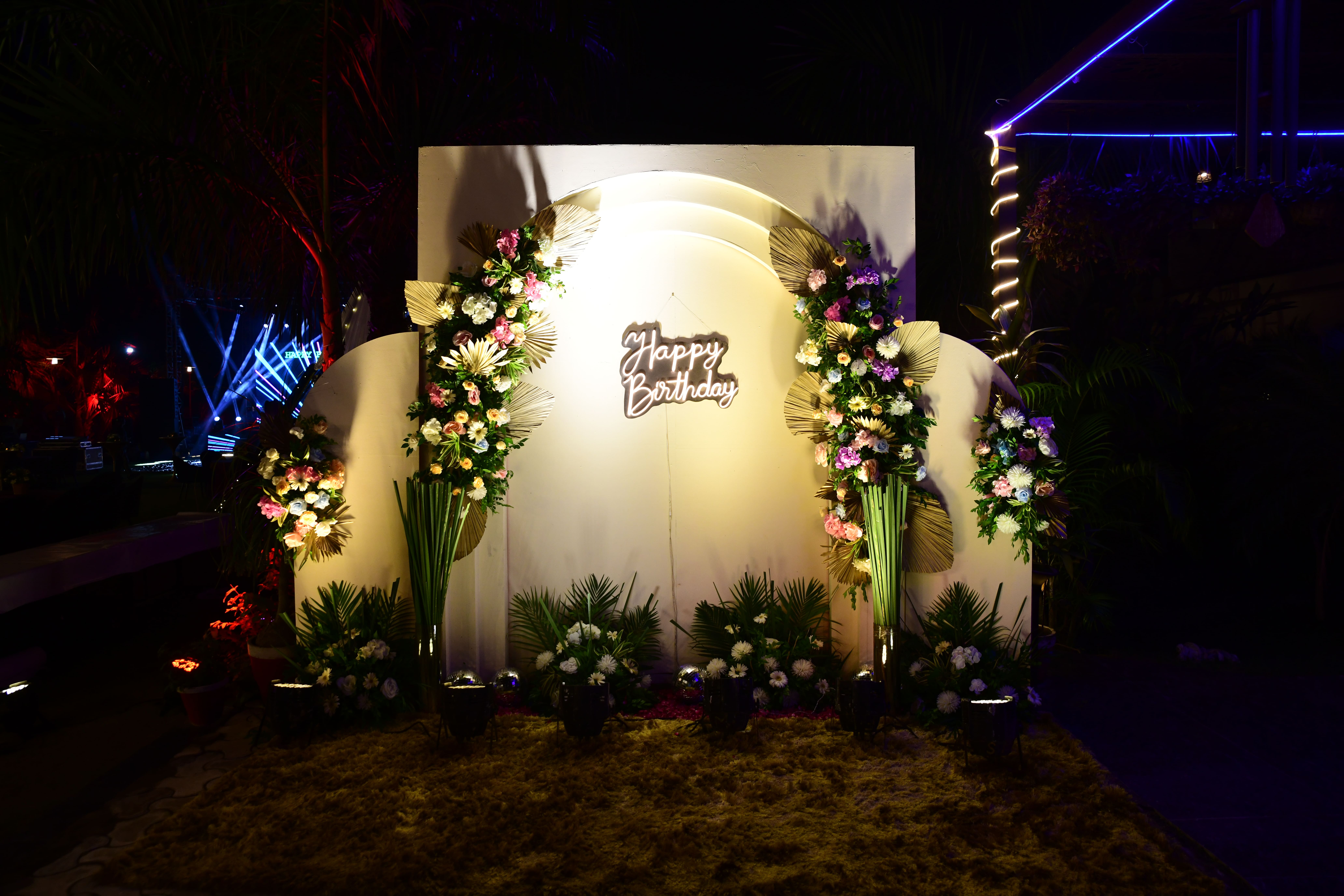Decorative backdrop for event photo booth in Greater Noida